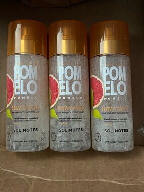 Solinotes Pomelo Hair & Body Mist - 3 bottles